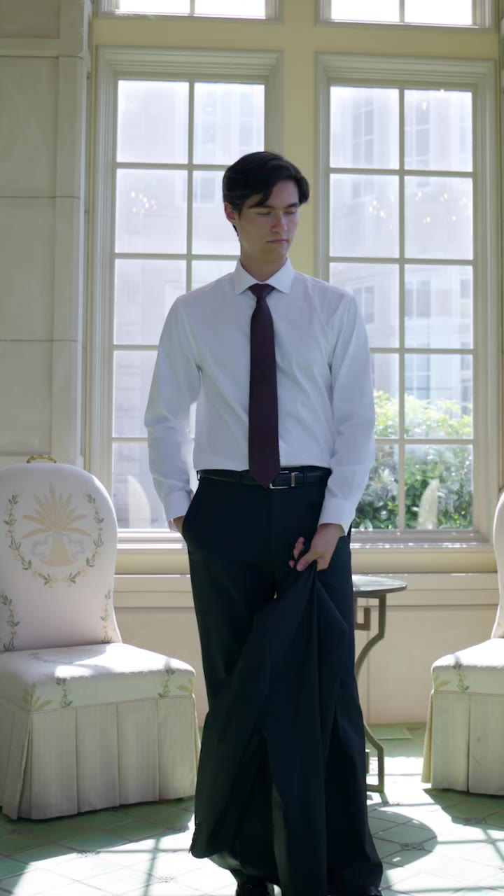 Meet the J.M. Haggar Premium Stretch Stripe Suit, a fresh take on classic…