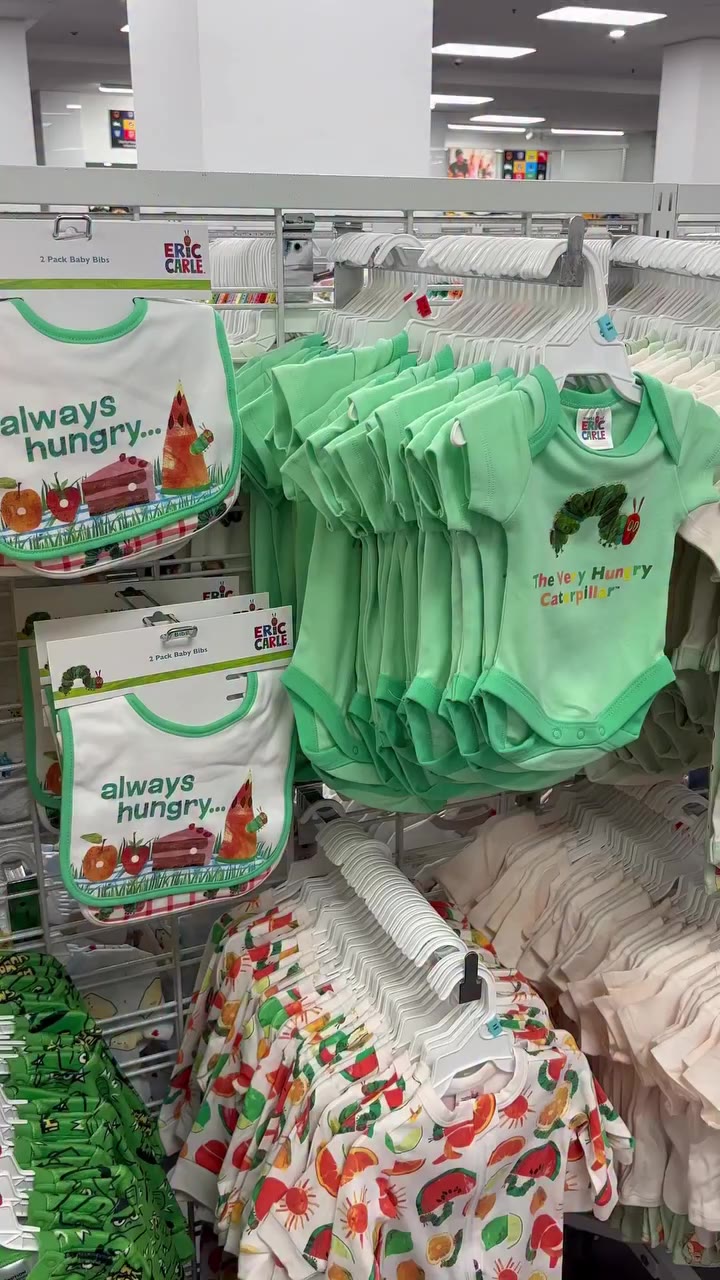 Something cute is crawling in 🐛❤️ Meet our Very Hungry Caterpillar range…