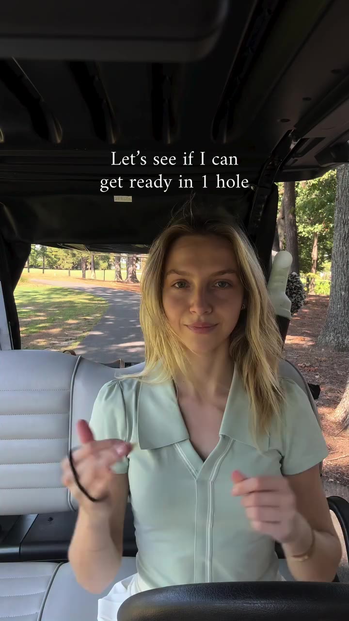 grwm golf cart challenge!