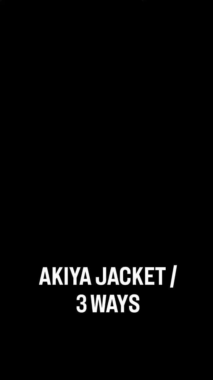 A JACKET FOR SPRING / . The Akiya Jacket has become a favourite staple in the…