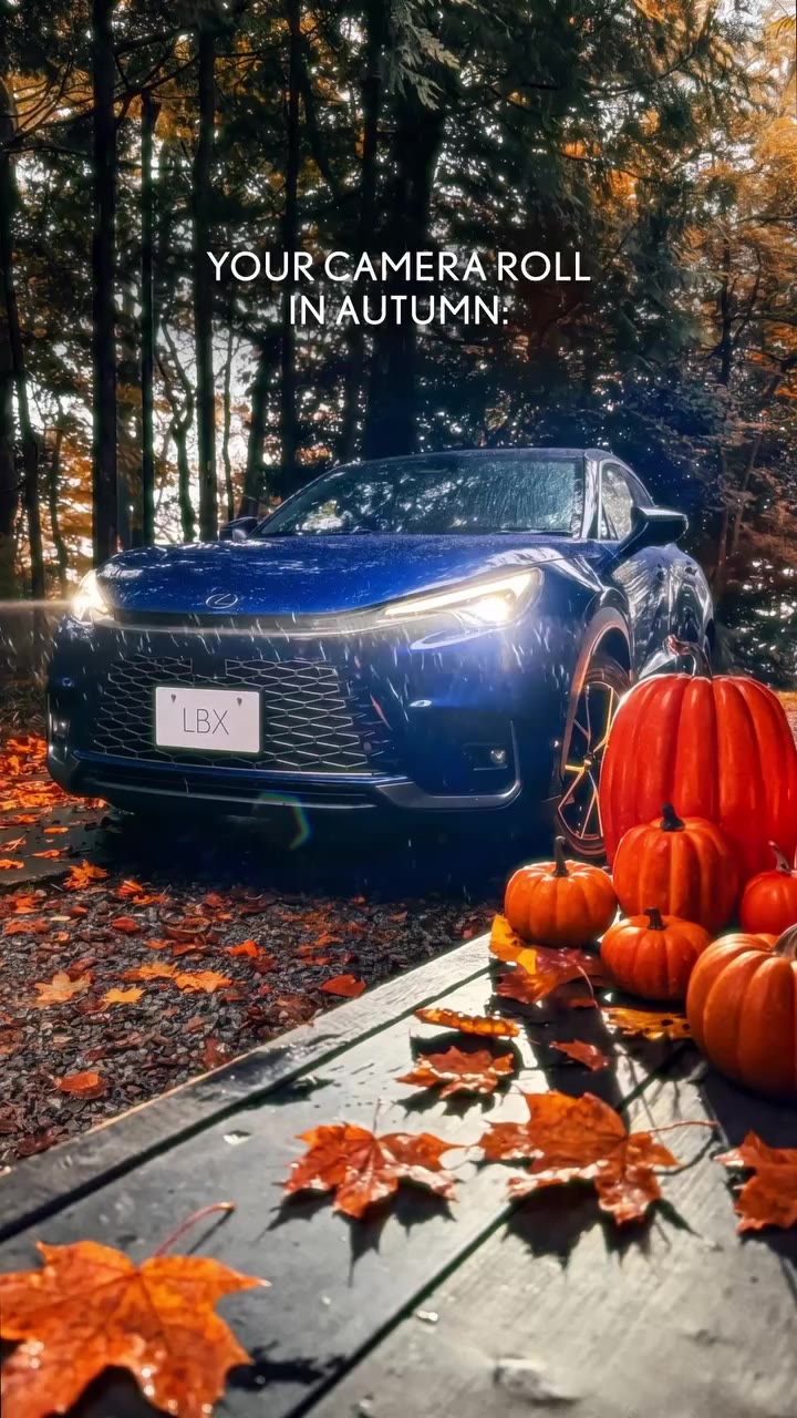 Autumn has entered the chat 🍁 Happy #FirstDayOfFall #LexusLBX #Lexus…