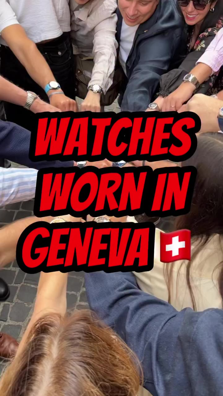 Watches spotted in Geneva Switzerland during Geneva Watch Days 👀