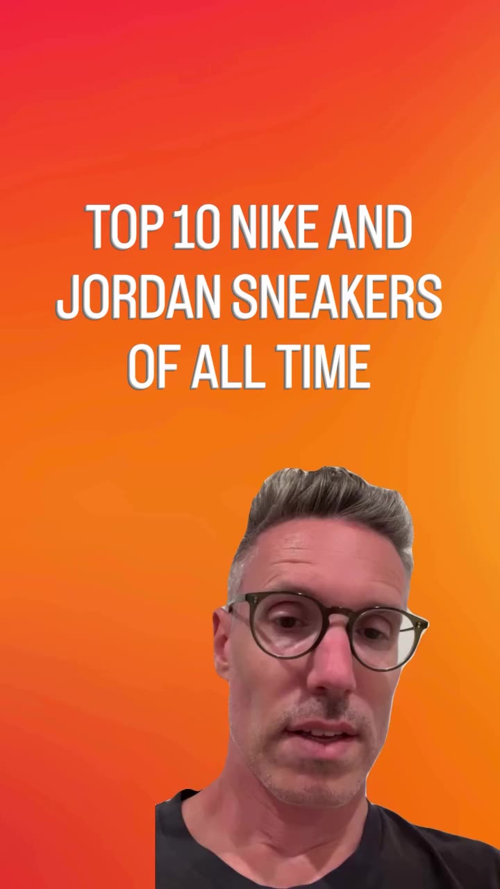 My top 10 favorite Nike / Jordan silhouettes of all time. Do you agree? If…
