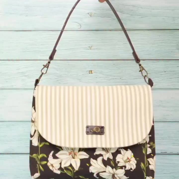 Download Three Pockets Handbag PDF Sewing Pattern…