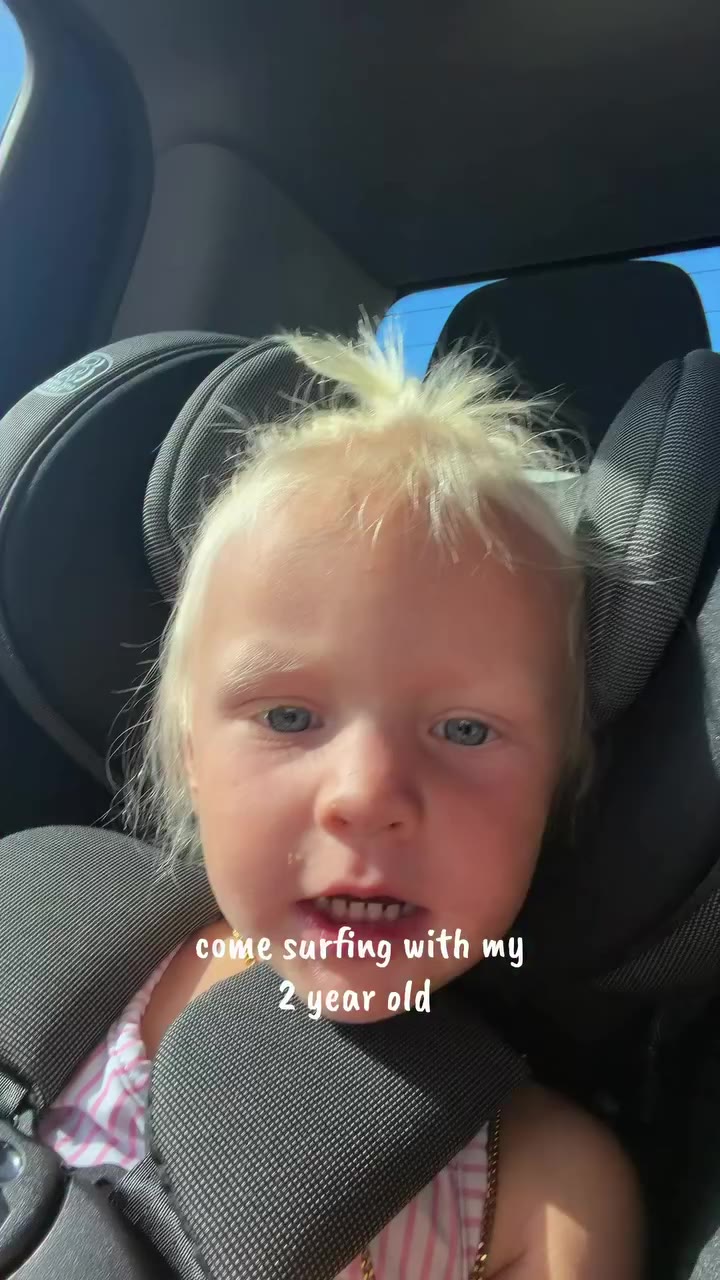 Lyrik caught her first wave today! I love watching my little girl grow, be…
