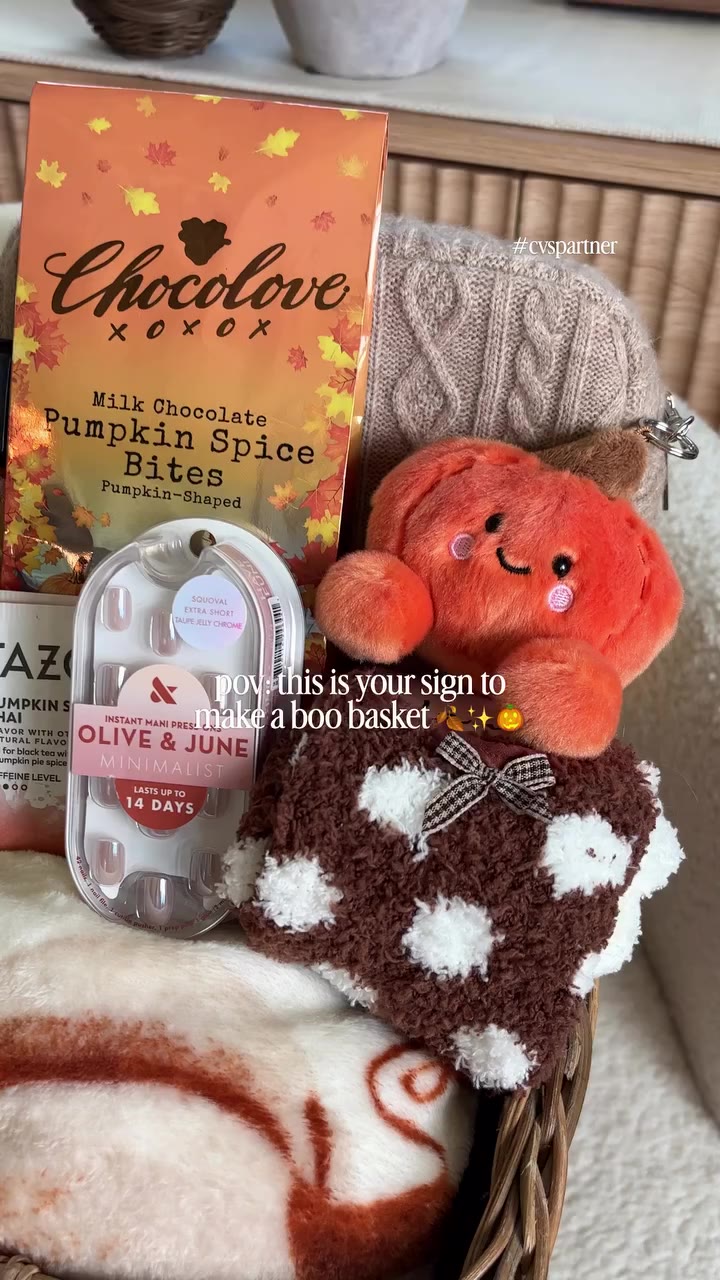 Boo basket idea 🎃🤍 Everything is from @cvspharmacy ❣️ 💬Comment “BOO” and…