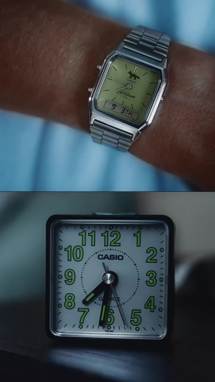 Matcha, but make it timeless. 🍵⌚ CASIO and Café Kitsuné come together for a…