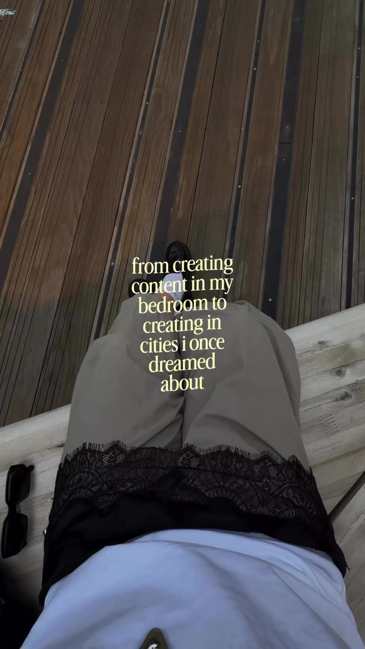 oh, how it feels when the dream starts becoming your real life.