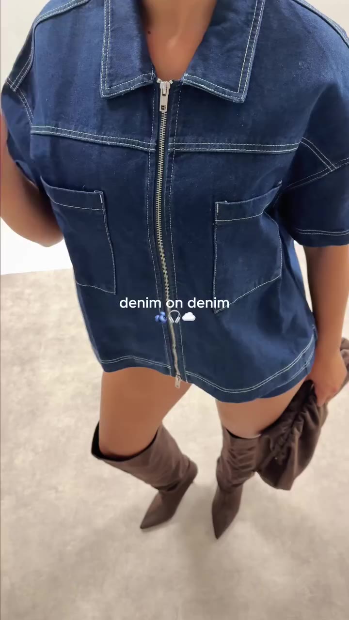 denim on denim 🫐🎧
