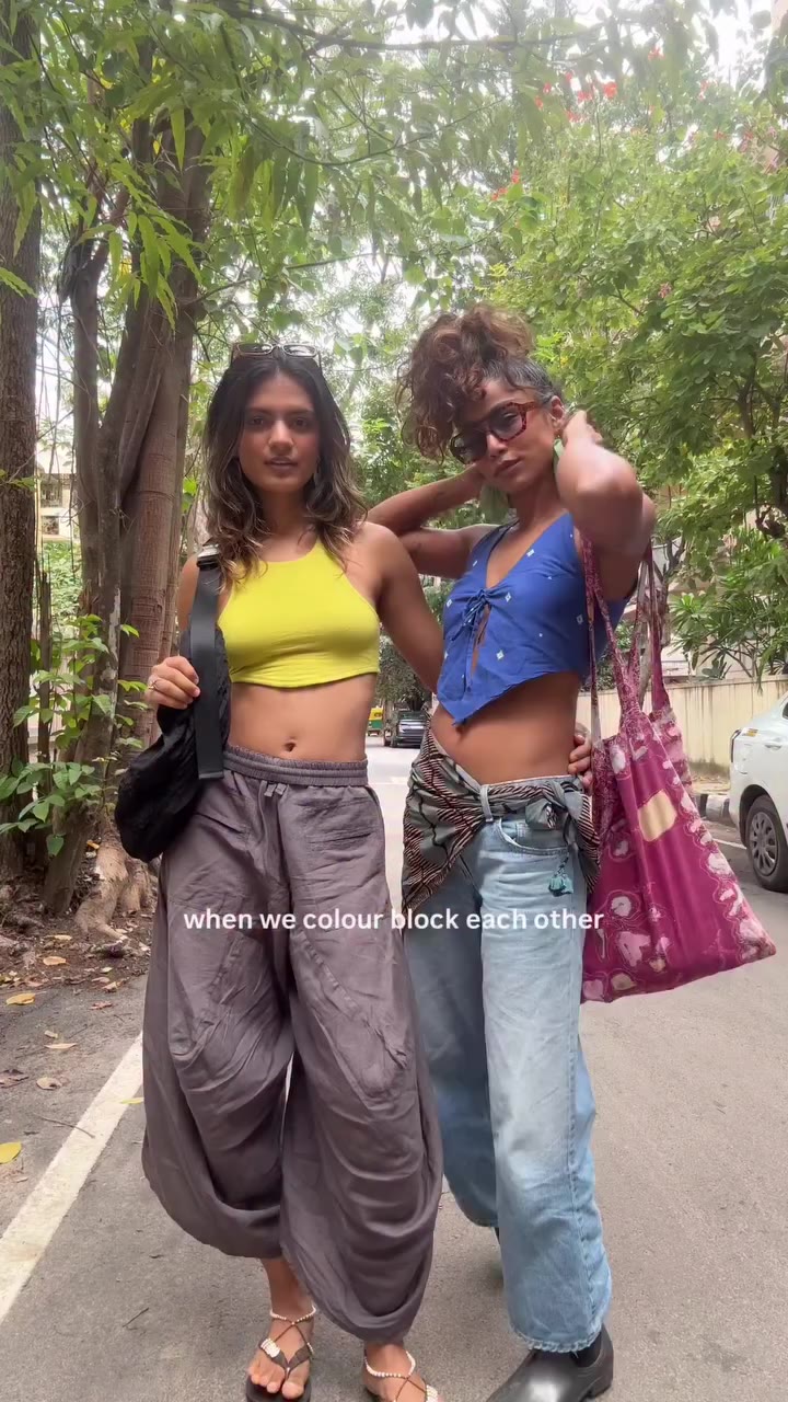 ⁠our favourite game! 🧚🏼‍♀️🎨 #fitcheck #girlies #colourblock •