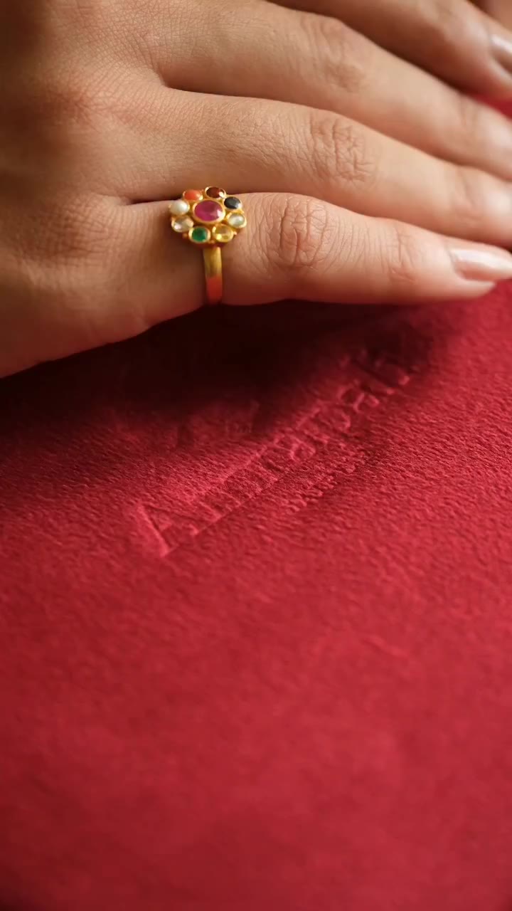 Colour, tradition, legacy. All in one necklace. The Navratna necklace. A…