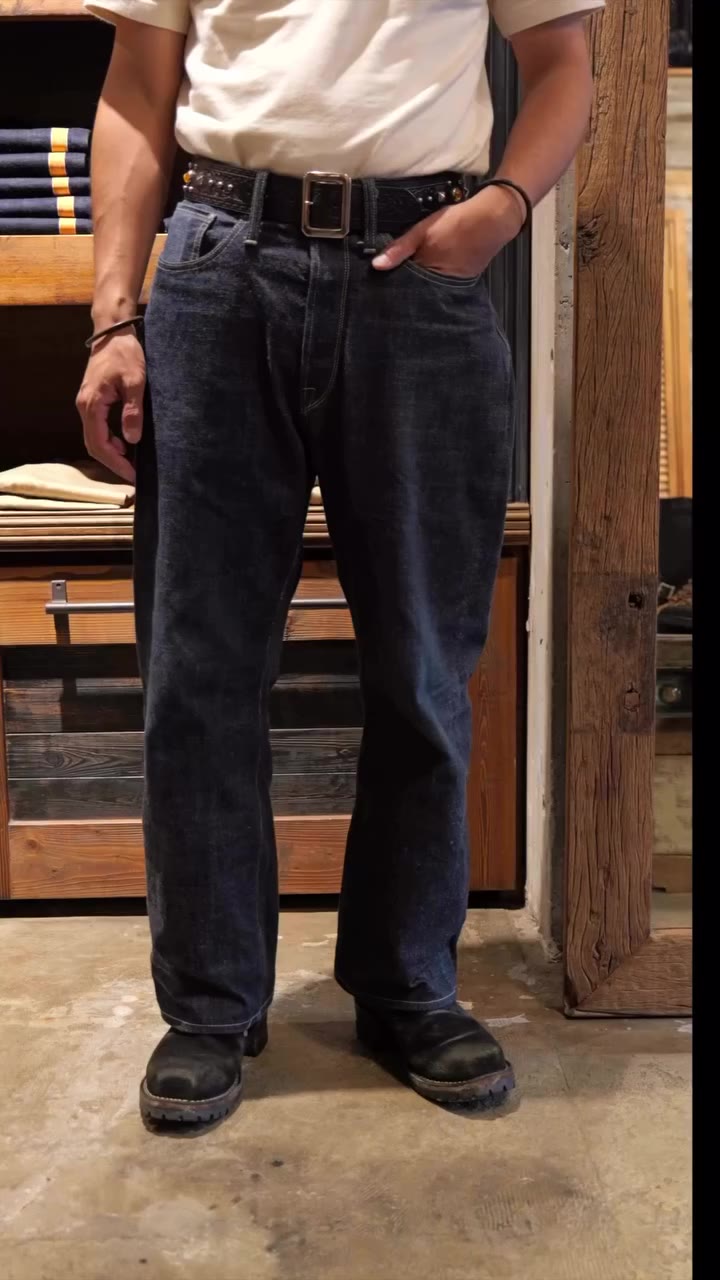 Trophy Clothing Lot.1604 Waist Overalls Dirt Denim 173cm / 65kg Size 32 【Item…