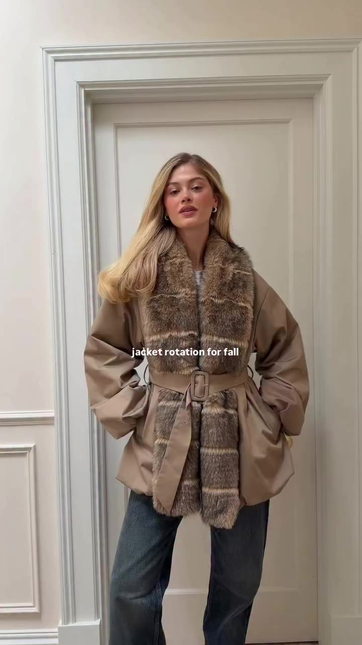 faux furs for fall!🤎 #ginatricot
