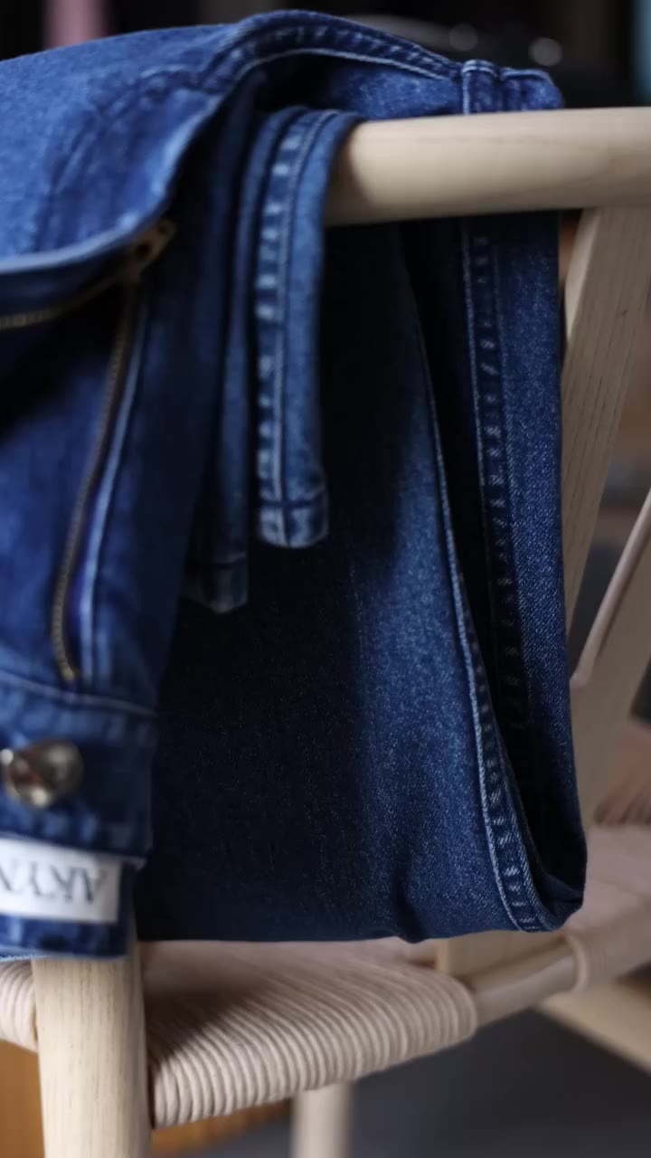 Denim – iconic, durable, elevated. Discover what makes AKYN denim different at…
