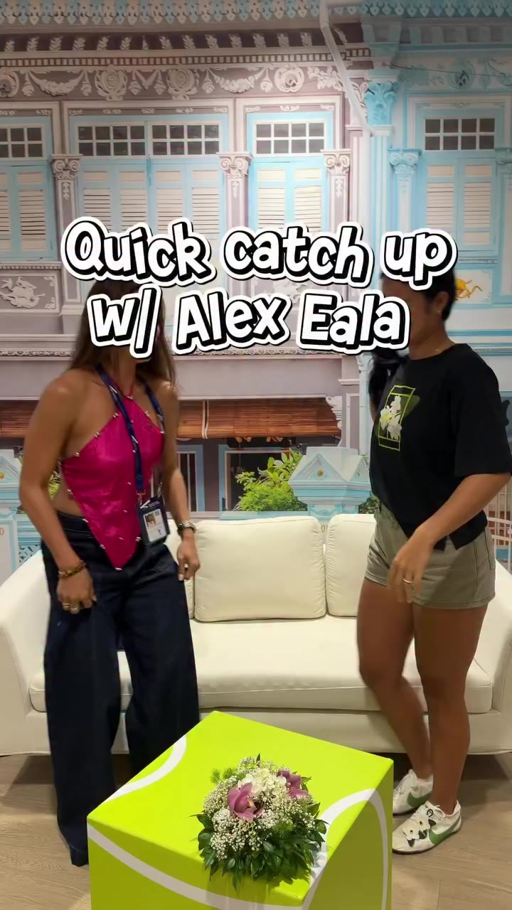 Catching up with tennis’ sweetheart & rising fashion star @alex.eala 🤍💃🏻🎾…