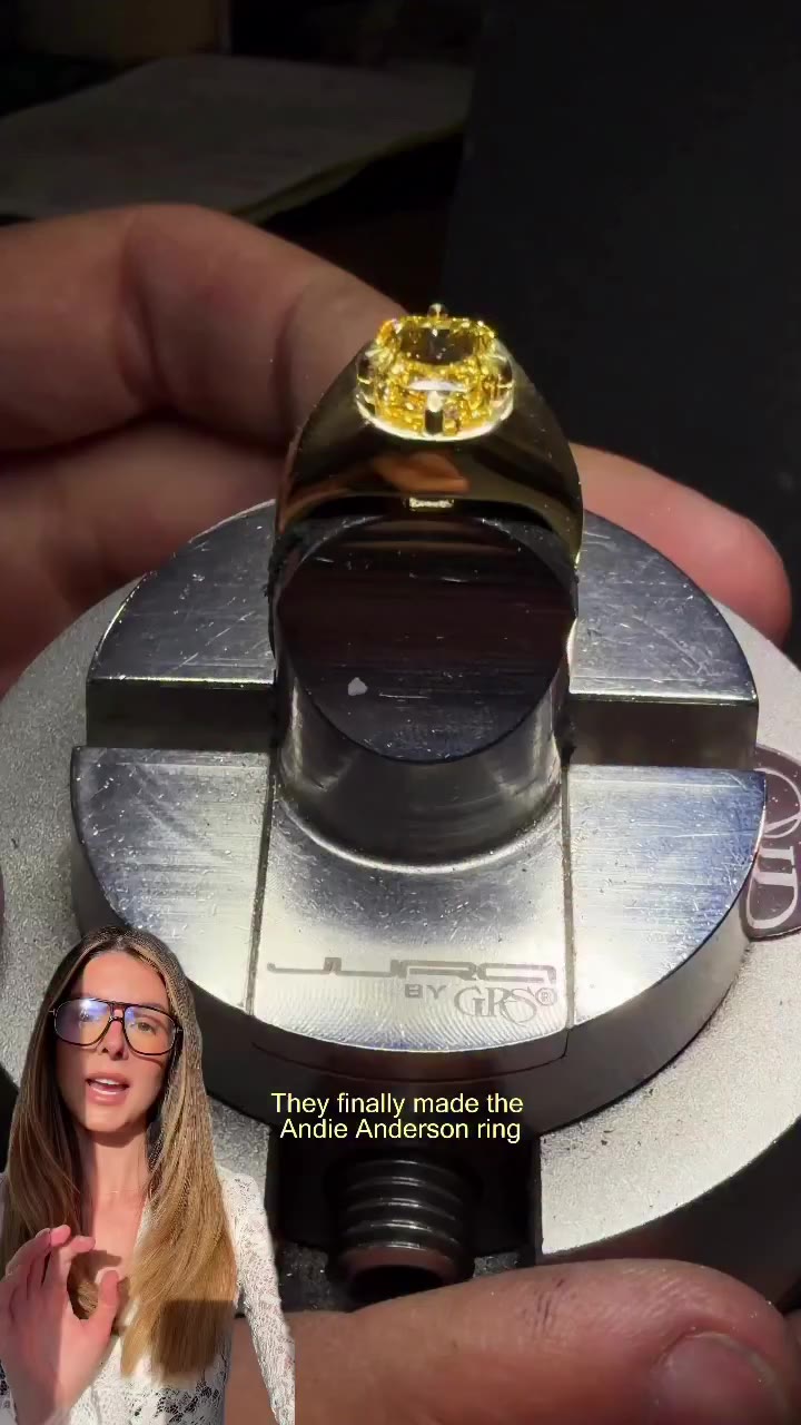 There is an engagement ring in Australia named after me, and it’s the yellow…