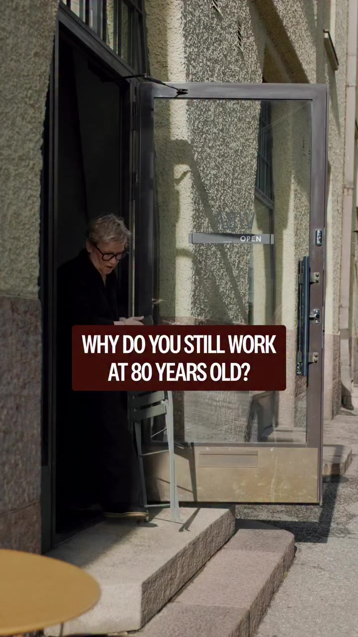 Our CEO Kalle’s mom still works for us. She turns 80 this coming Sunday, and…