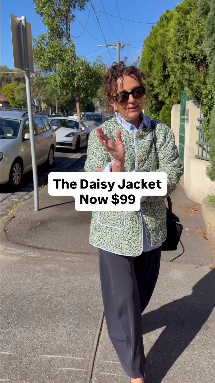 The Daisy jacket, now in the $99 Sale Edit.⁠ ⁠ One of those pieces you’ll…