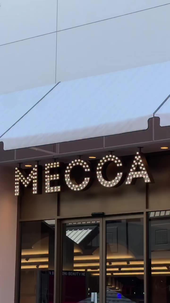Get ready to meet the new MECCA. Bigger, bolder & opening this Friday. 💄✨…