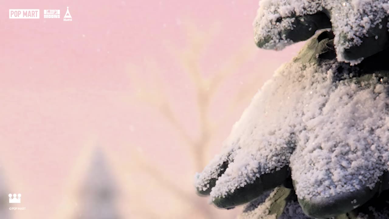 Little Hatti ran through the snow to hug the moonlight.❄️🌙 Coming soon……