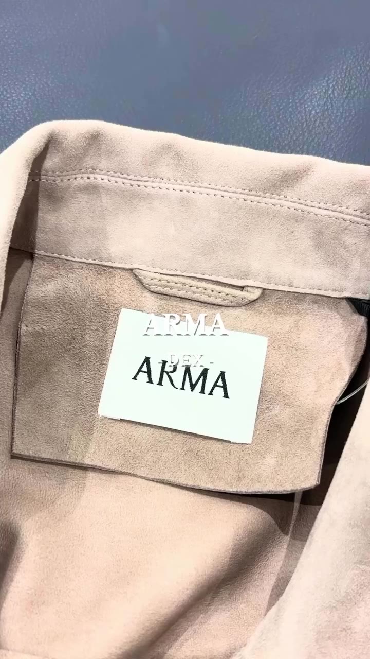 【2026 FALL / WINTER】 ARMA ▪︎【国内正規品】アルマ / ARMA / DEX / レザーシャツアウター / ゴートスエード…
