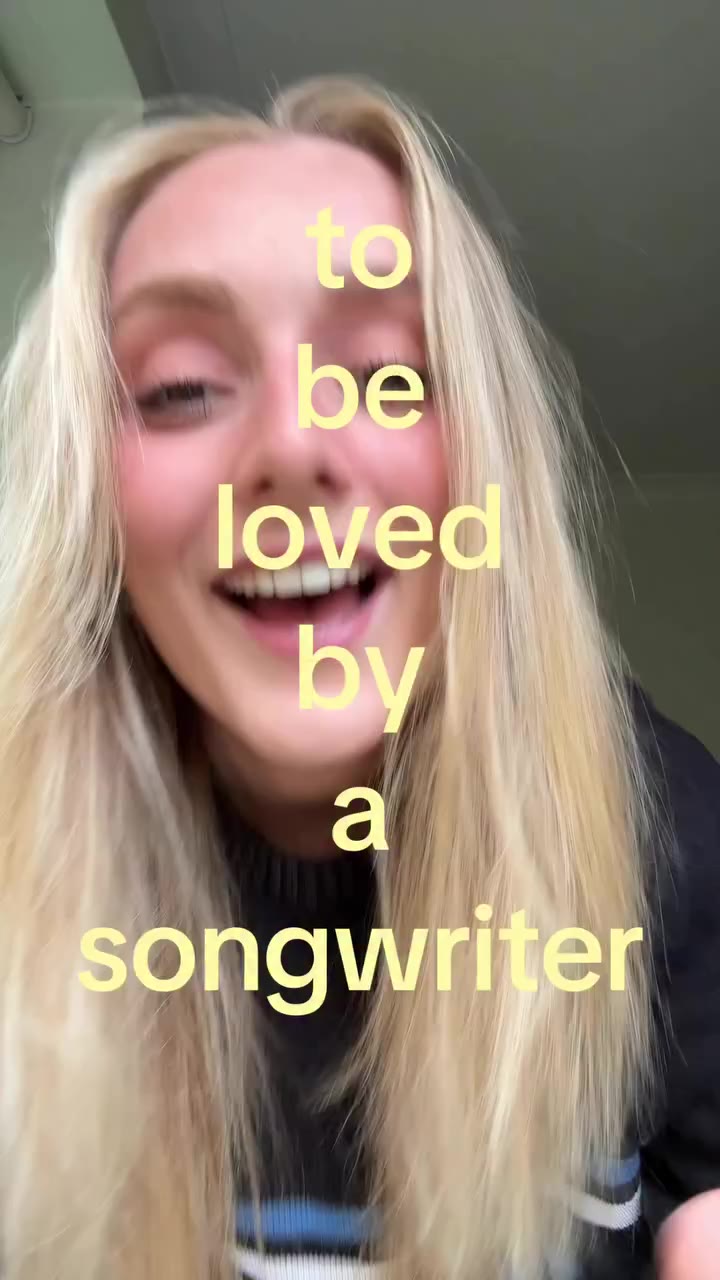 TO BE LOVED BY A SONGWRITER. OUT OCTOBER 23RD. PRESAVE NOW 💛…