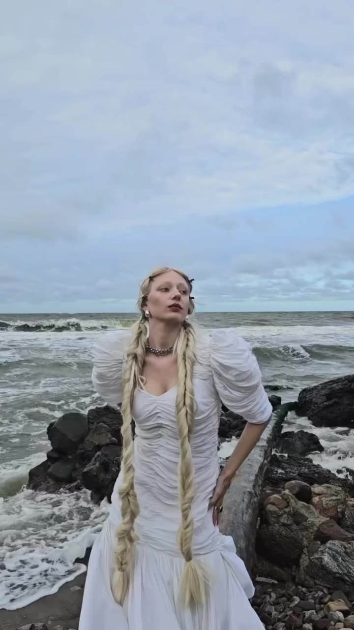 The pearl (a dress from Humana) has been found by a mermaid at Liepajas sea…