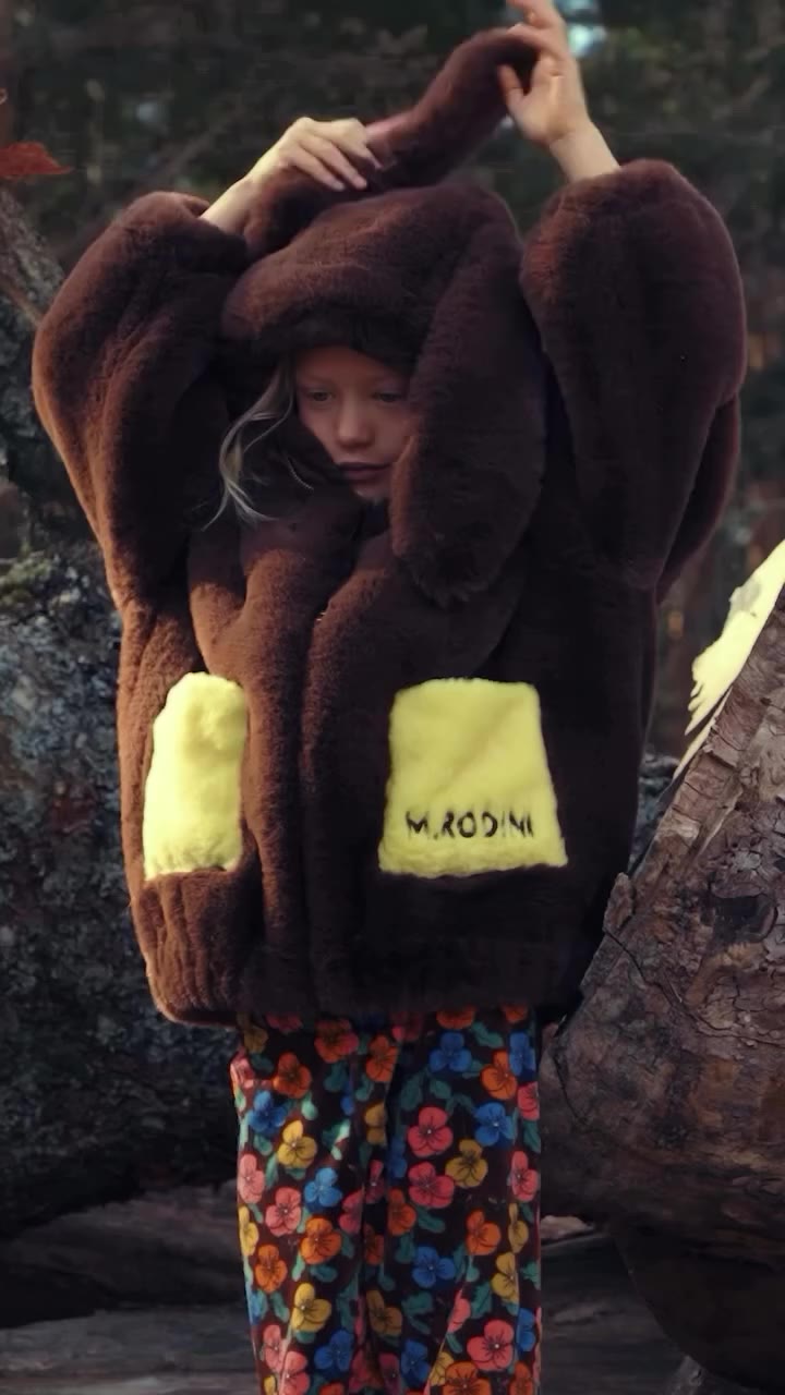 Who wouldn’t want to cosy up in a super cute and cuddly rabbit-eared faux fur…