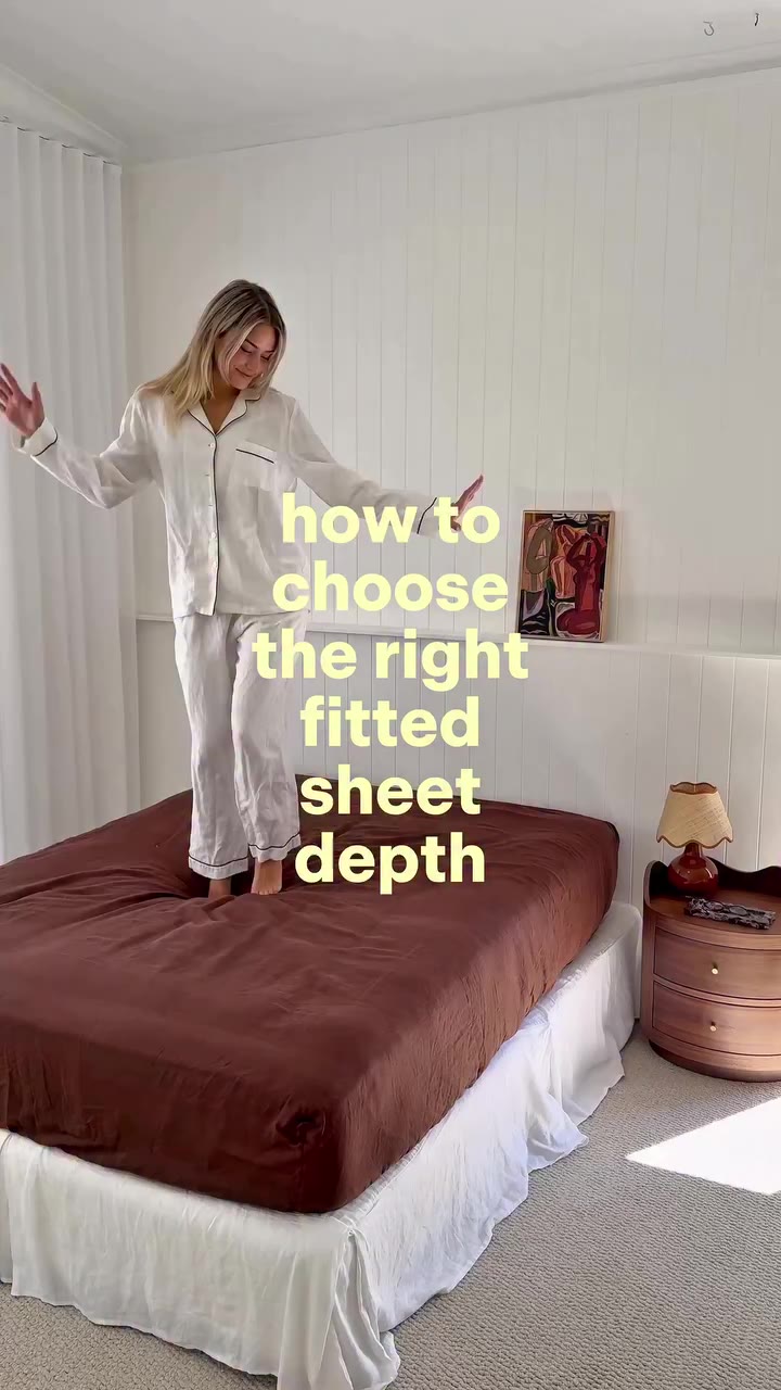 Not sure which fitted sheet depth you need? Consider this your sign to finally…