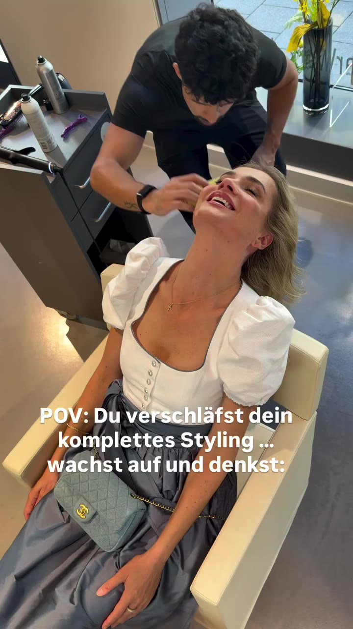 Ich dachte, ich mach beim Styling nur kurz die Augen zu … 😴 und wache…