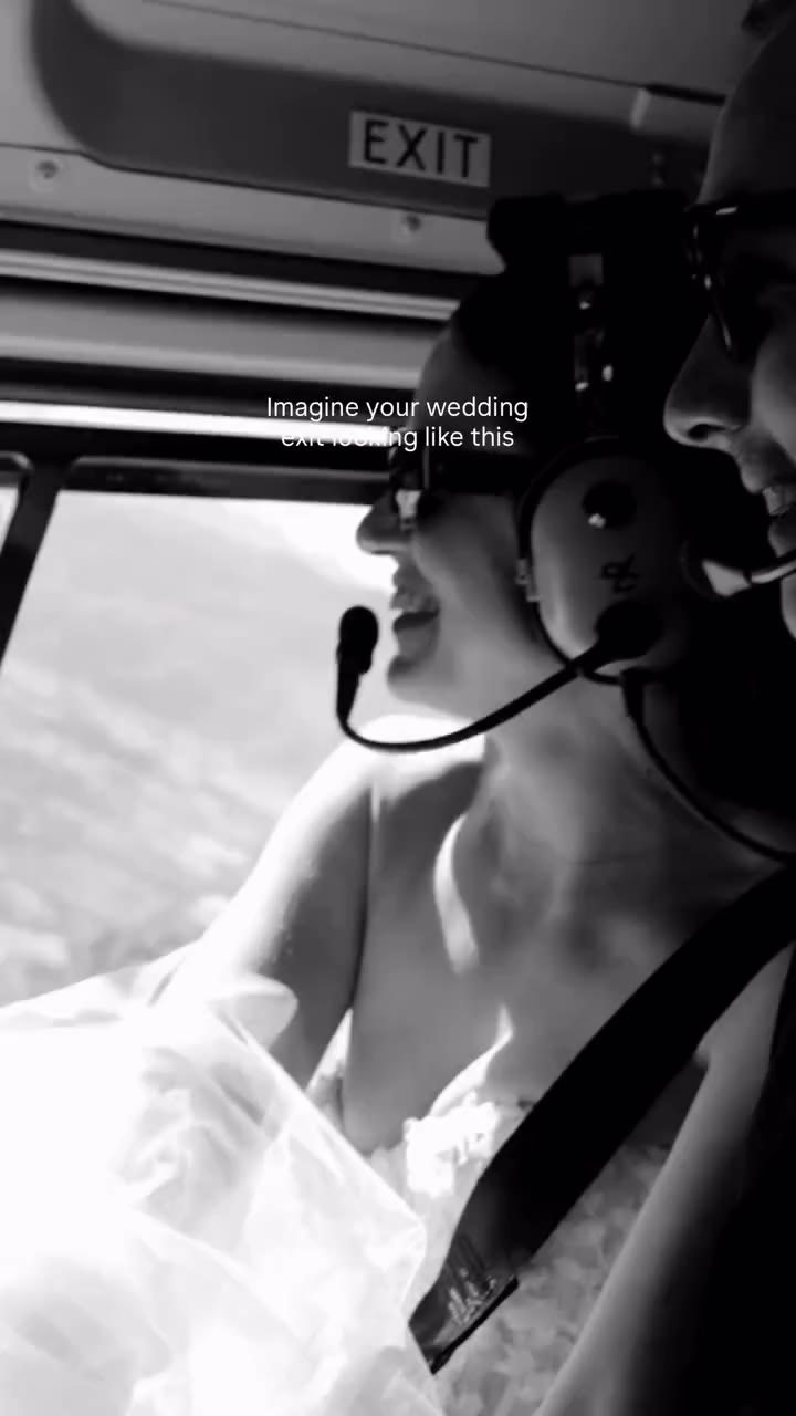 From “I do” to “let’s get out of here”💍 @_mad_flo as seen in Posie, married…