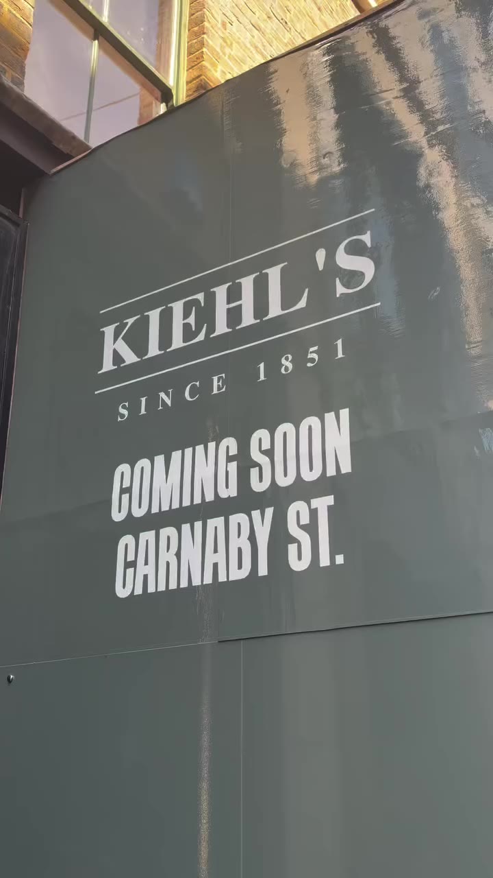 Flagship status: Loading…✨ Take a sneak peak behind our hoarding on Carnaby…