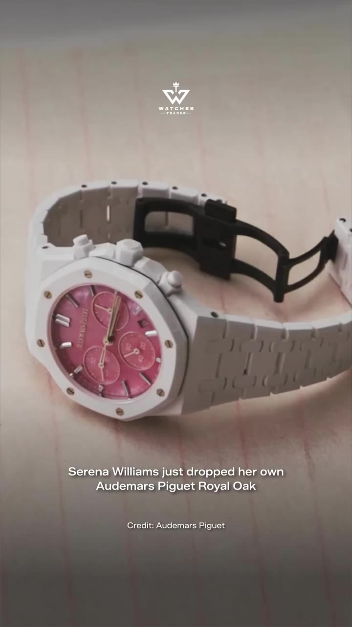 Power, but make it pink. 🩷⌚ Serena Williams puts her own touch on the Royal…