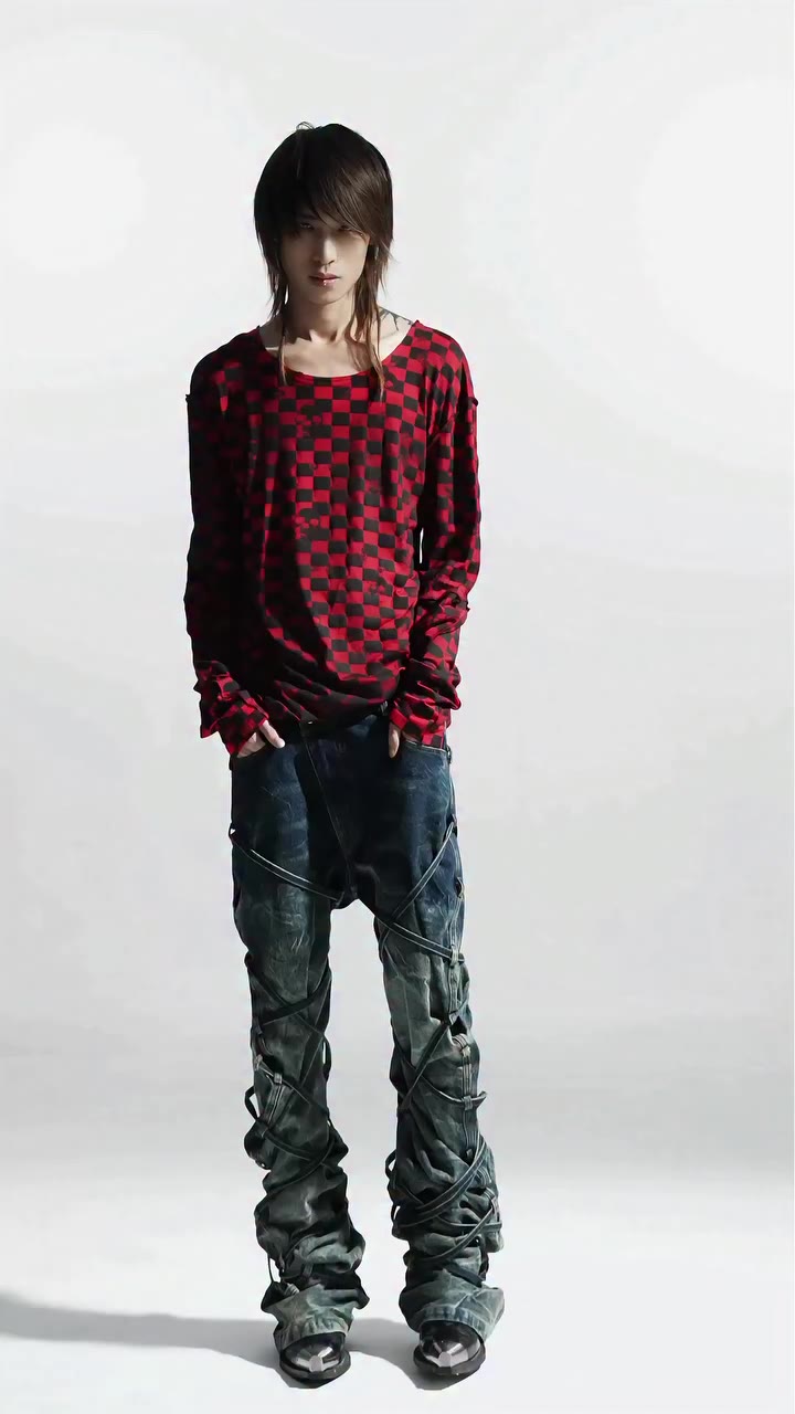 Skeleton Checkerboard Long Sleeve STARTEXCEEDEND 26FW Part.2 Online now. _…