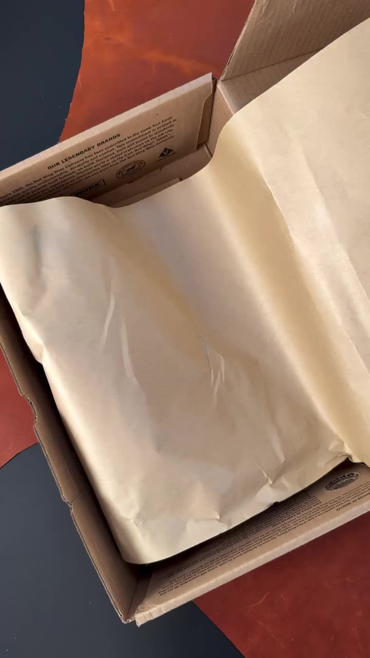 A look inside the box of the upcoming Long John x @redwing shoes collab! 🔥…