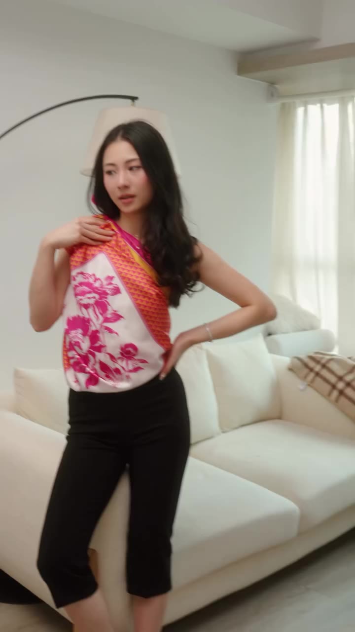 two scarf, 4 ways ✈️ a little styling moment with Cathay Pacific x Nina Ricci…