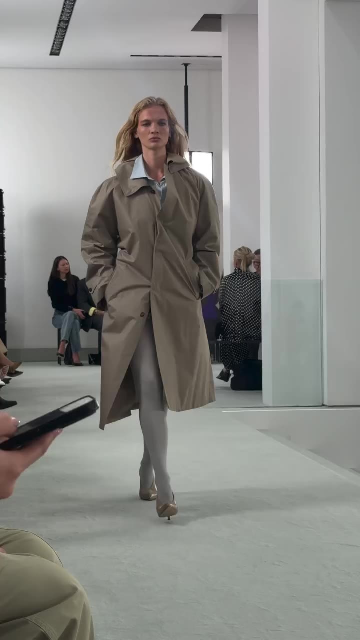 Attended my second Jil Sander show this morning @simonebellotti has a way with…