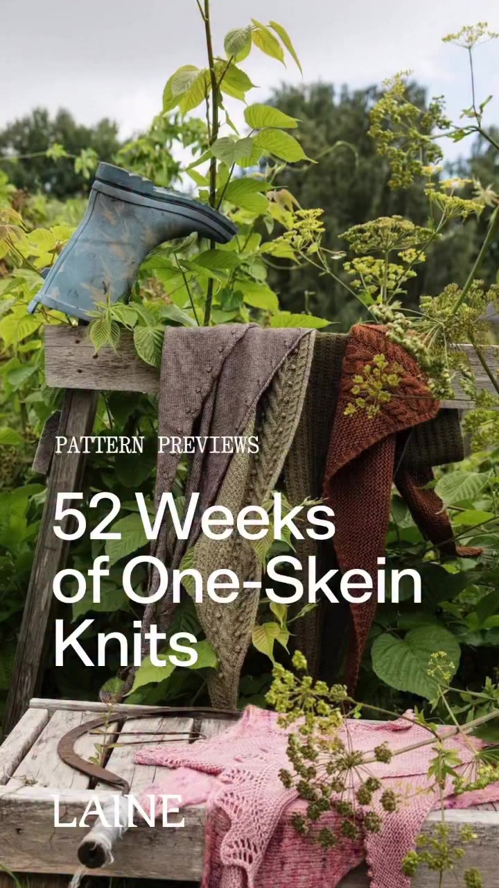 52 Weeks of One-Skein Knits features small projects that are satisfying to…