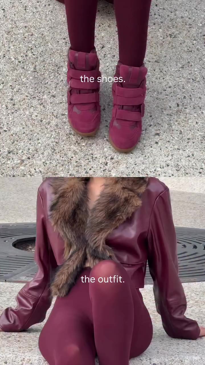 Proof that the shoes make the outfit