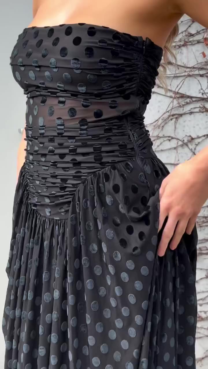 Draped to perfection. The Stacy Midi.