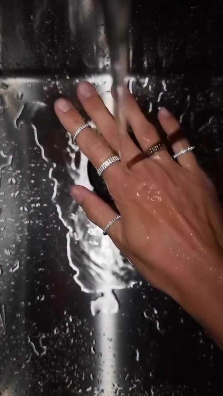 THE WAIT IS ALMOST OVER. WATERPROOF STAINLESS STEEL TENNIS RINGS. DROPPING…