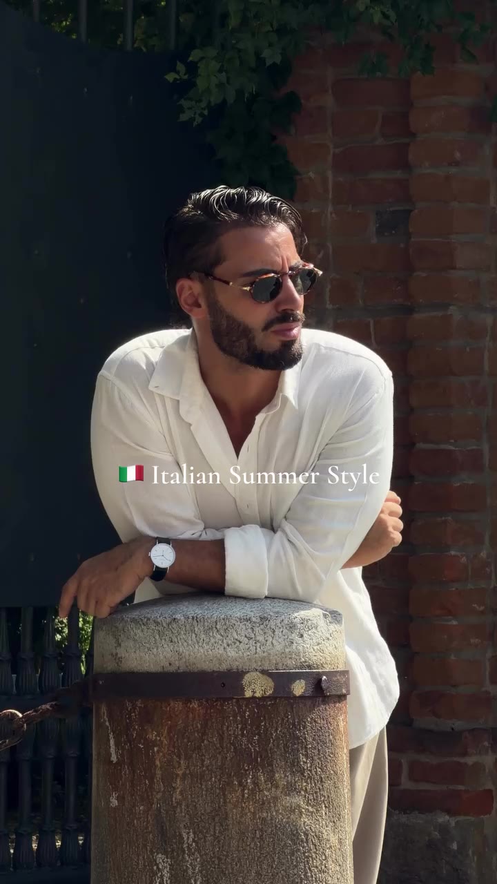 🇮🇹 Italian Summer style, Yes or No? #italia #italy #mensfashion #fashion…