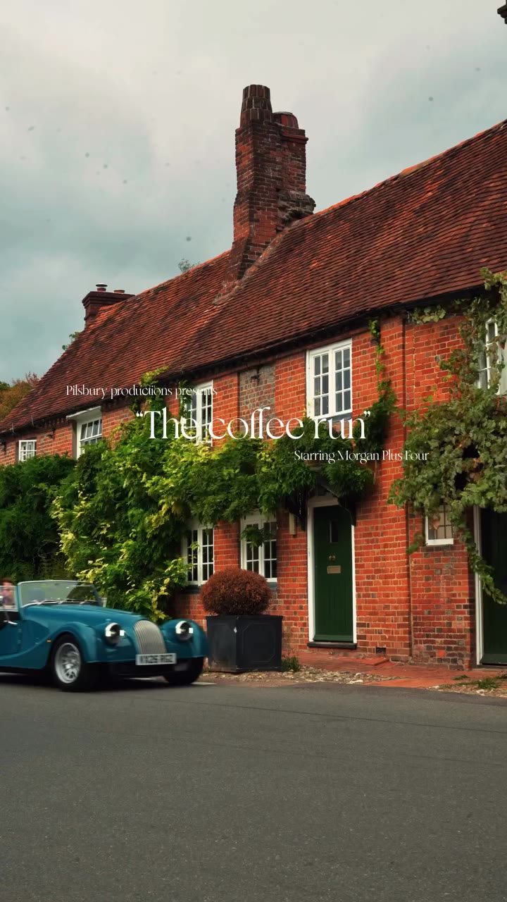 Coffee tastes better when you take the @morganmotor Plus Four 😌…