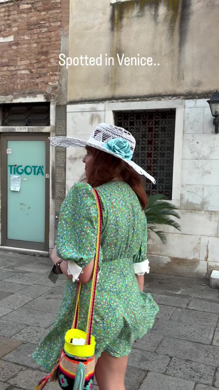A bespoke version of our “Sicilian Dream” crochet lace hat for the gorgeous…