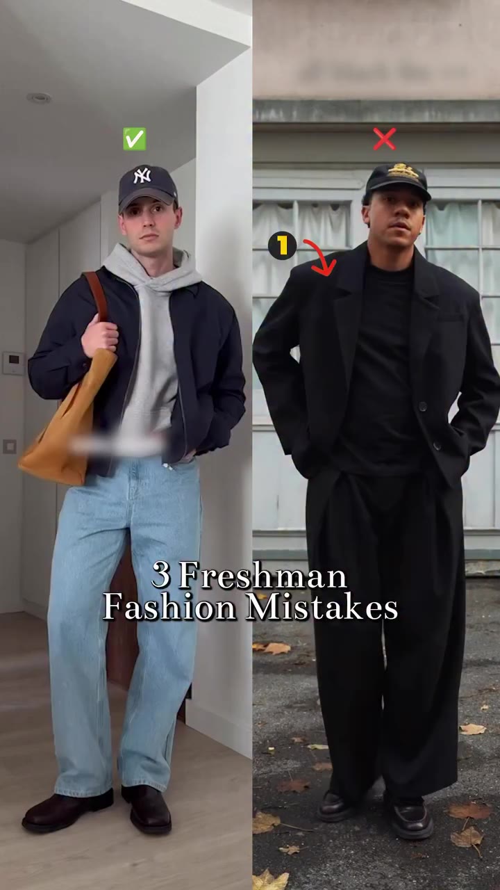 Avoid these 3 fashion mistakes #Freshman #MensFashion #MensFootwear #OOTD…