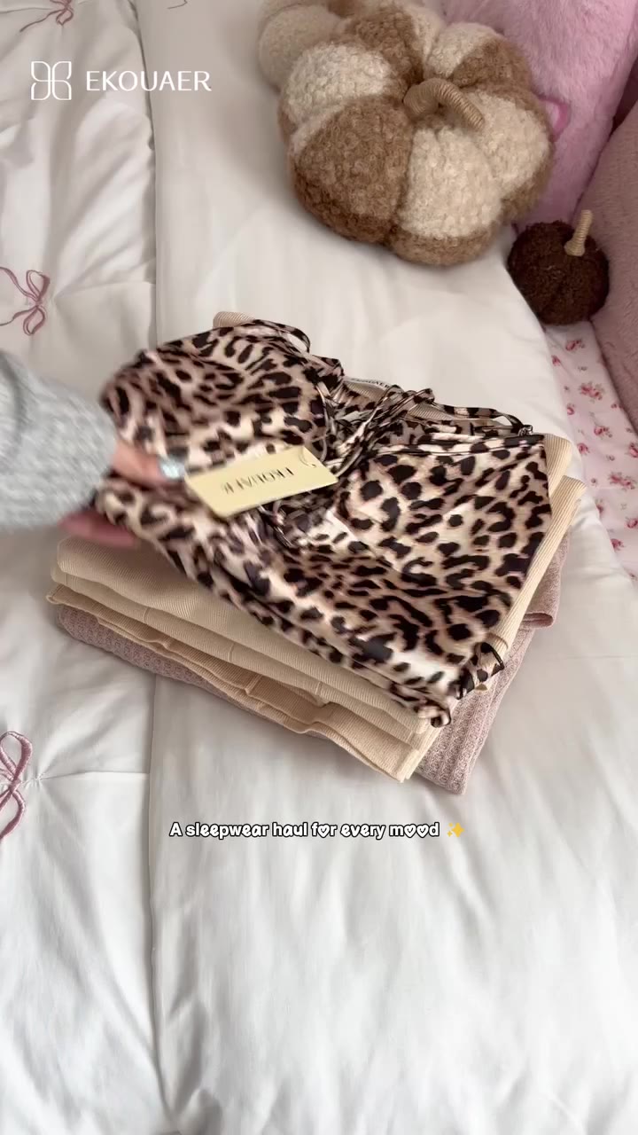 Tonight’s hardest decision: cozy, cute, or a little wild? 🐆✨⁠ ⁠ ⁠ #EKOUAER…
