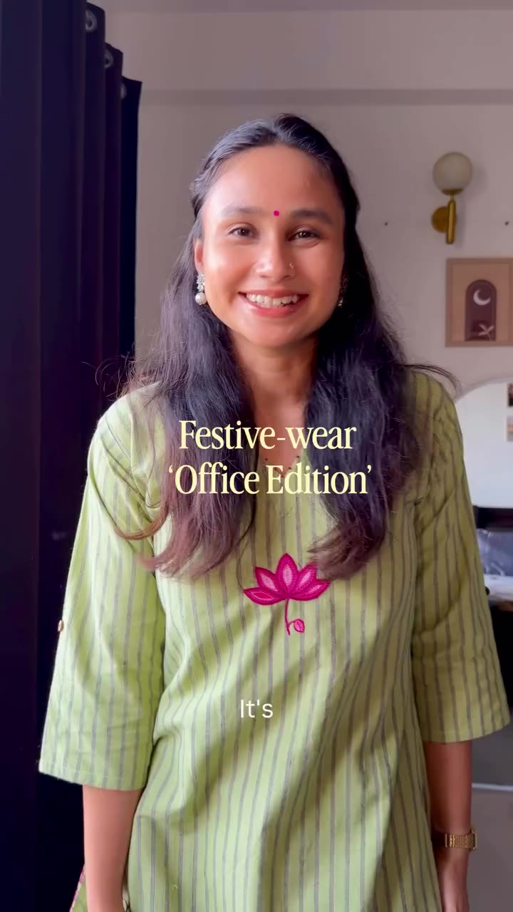 Feeling and dressing festive at work is always a good idea and these Kurta…