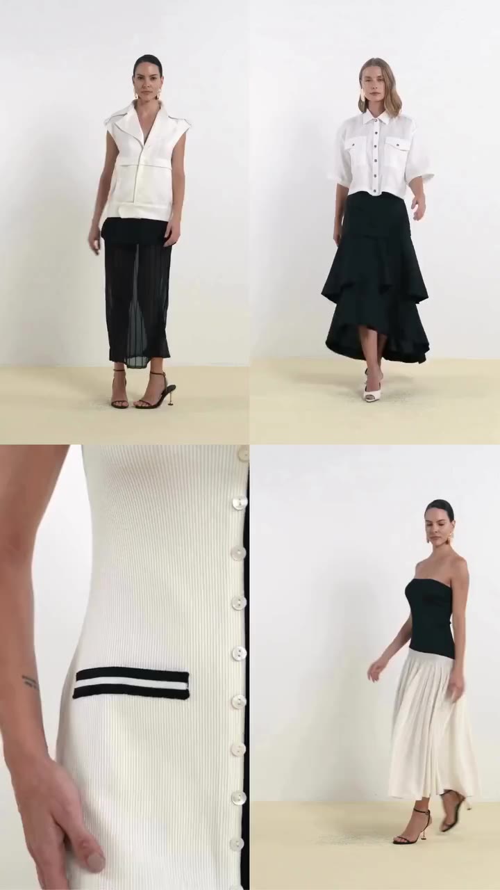 Black & White, forever chic. O duo mais atemporal do closet em shapes…