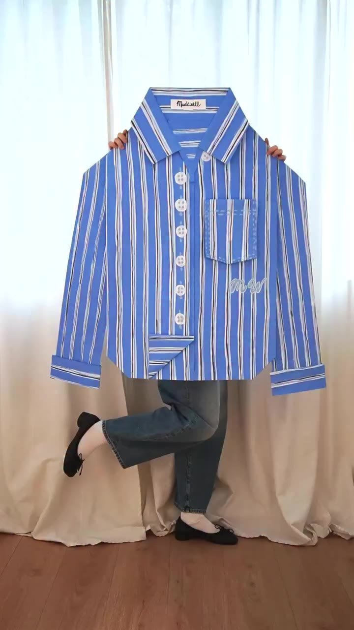 The Easy Shirt in Paper by @mariarec.