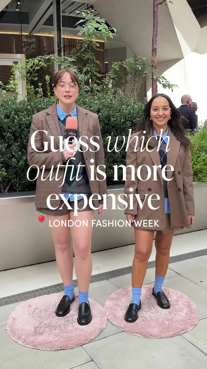 Spotted: the preppy look of the season 👀 We hit LFW and asked guests if they…